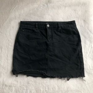 Garage Jean black mini skirt